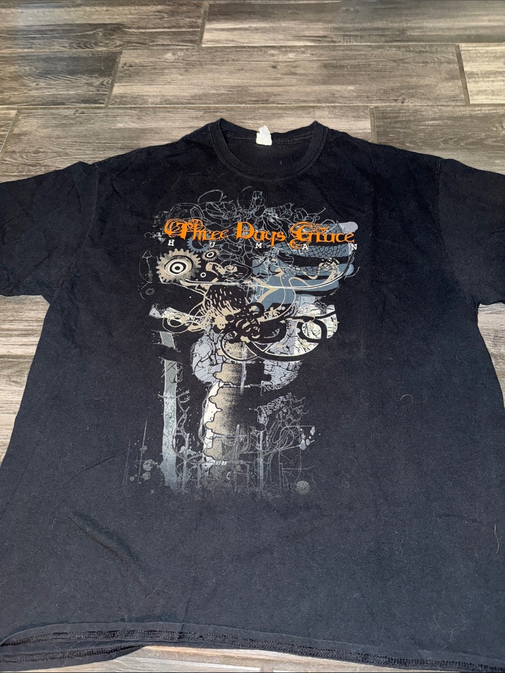 Black Graphic Band T-Shirt